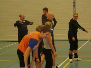 De warming up van Rick (over de gele lijnen)