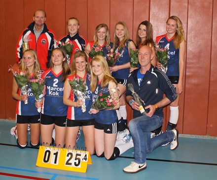 Meisjes A kampioen Top Klasse Regio West