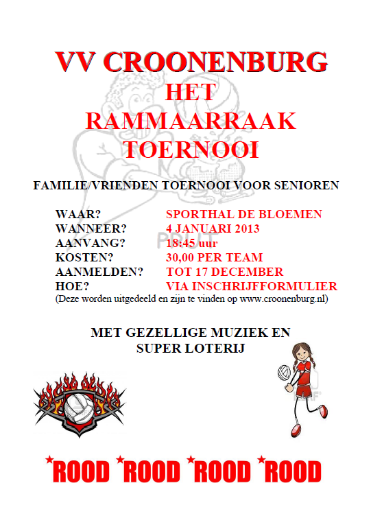 Inschrijving RamMaarRaak 2013 geopend!