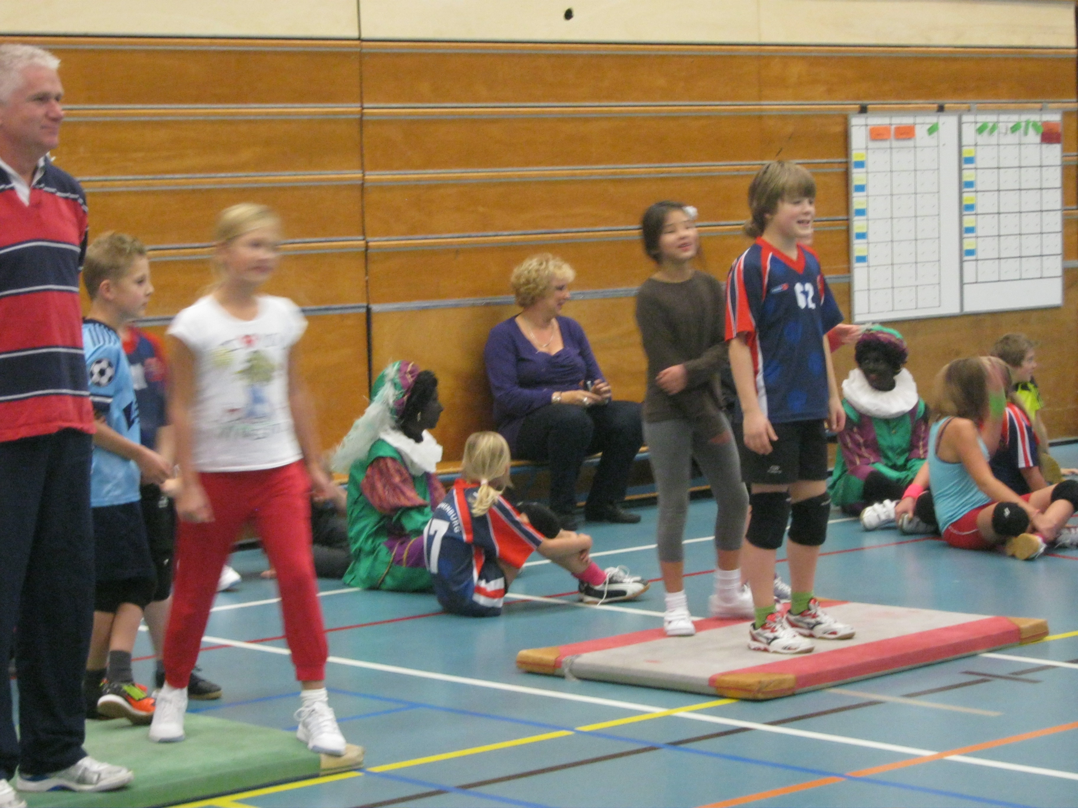 Pietentraining bij de CMV jeugd