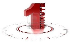 1 minuut stilte