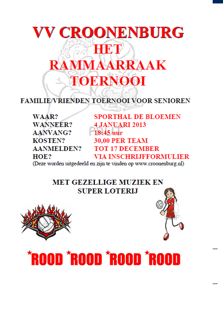 RamMaarRaak 4 januari: bijna vol!