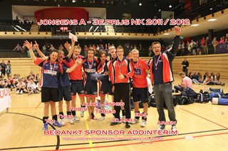 Het Jongens A team genomineerd sportploeg van het jaar
