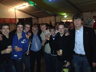 met Toon Mans en Bert Meijer (B&W)