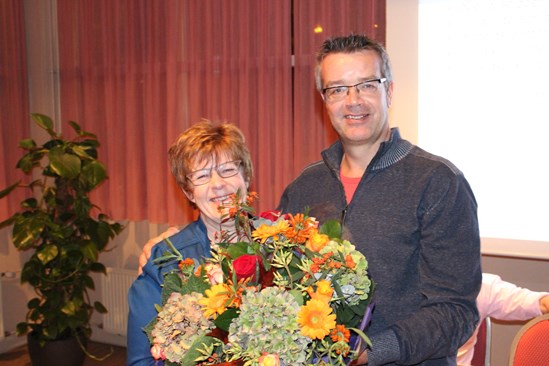 Dorine bedankt voor 25 jaar trouwe dienst