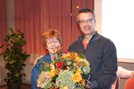 Dorine bedankt voor 25 jaar trouwe dienst