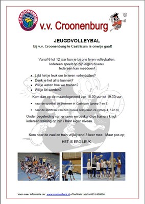 Jeugdvolleybalflyer 2013-2014