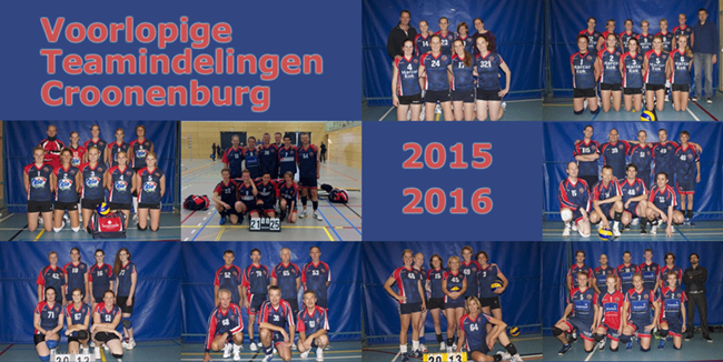 teamindelingen
