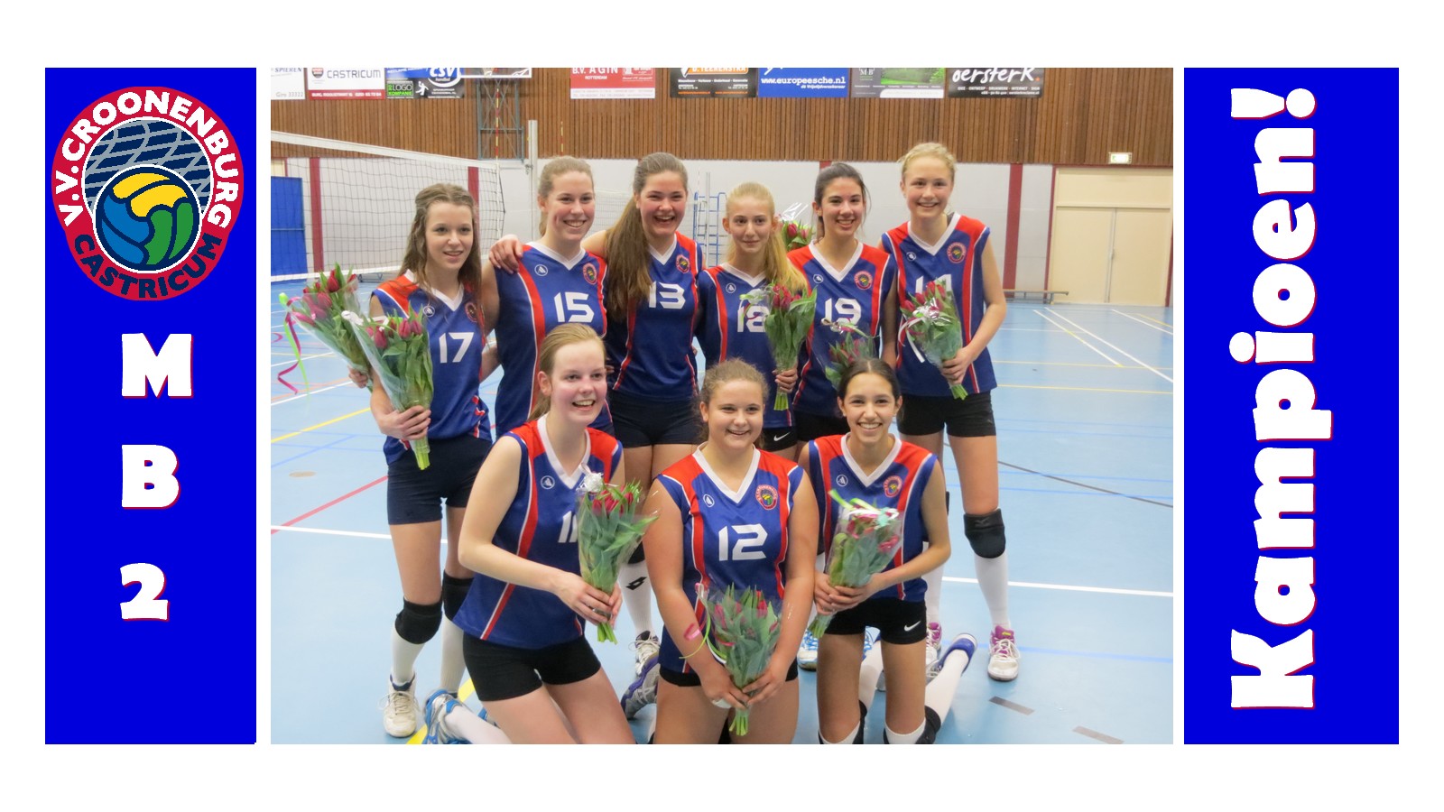 Meisjes B2 Kampioen!