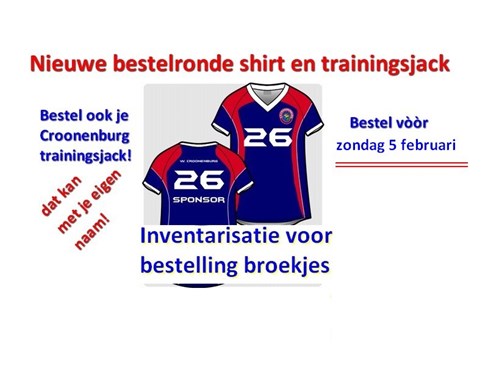 Tenue-nieuwe bestelronde