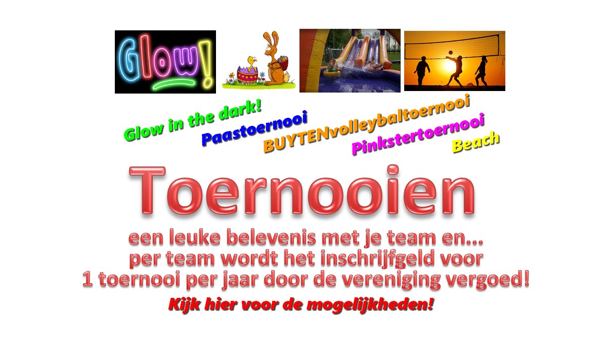 Toernooien: Het einde van het seizoen biedt een leuke optie om zo een teamuitje te benutten.