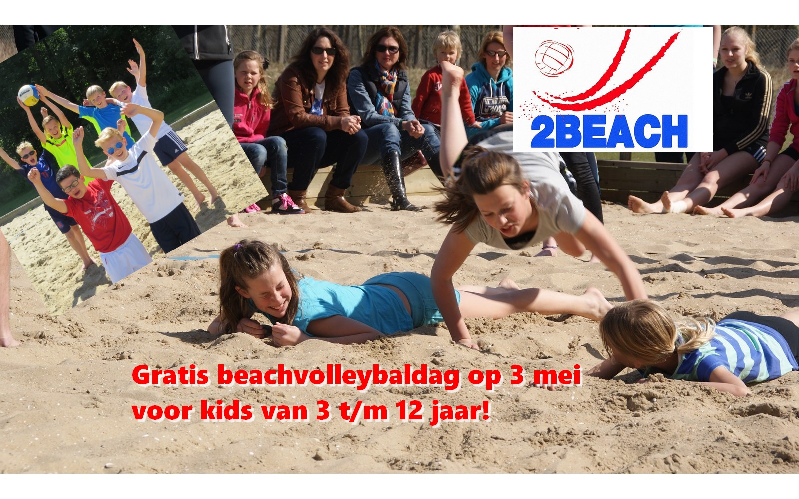 Gratis Beachvolleybalochtend op woensdag  3 mei aan de Zeeweg bij 2Beach