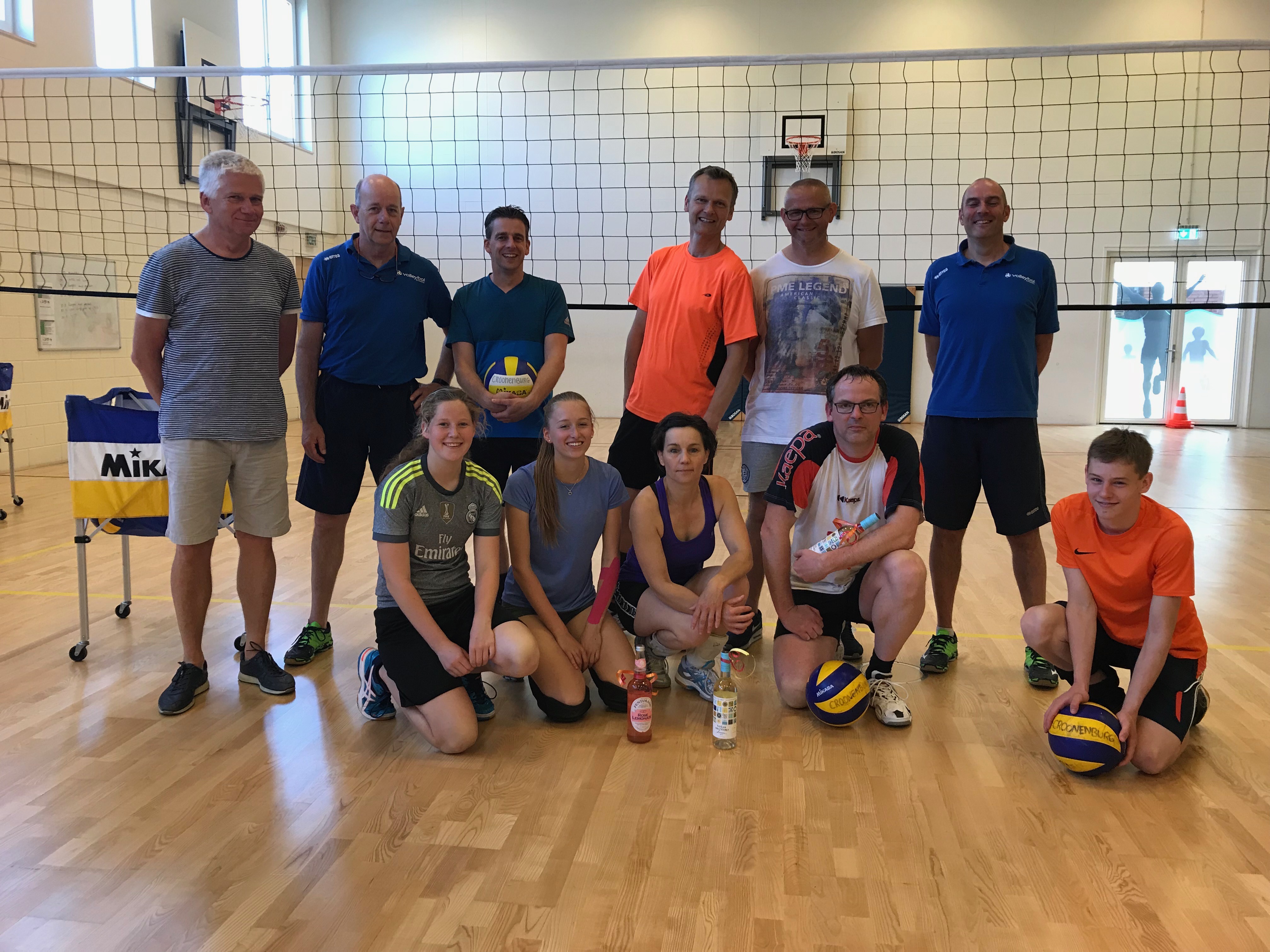 Trainersdiploma’s bij volleybalvereniging Croonenburg