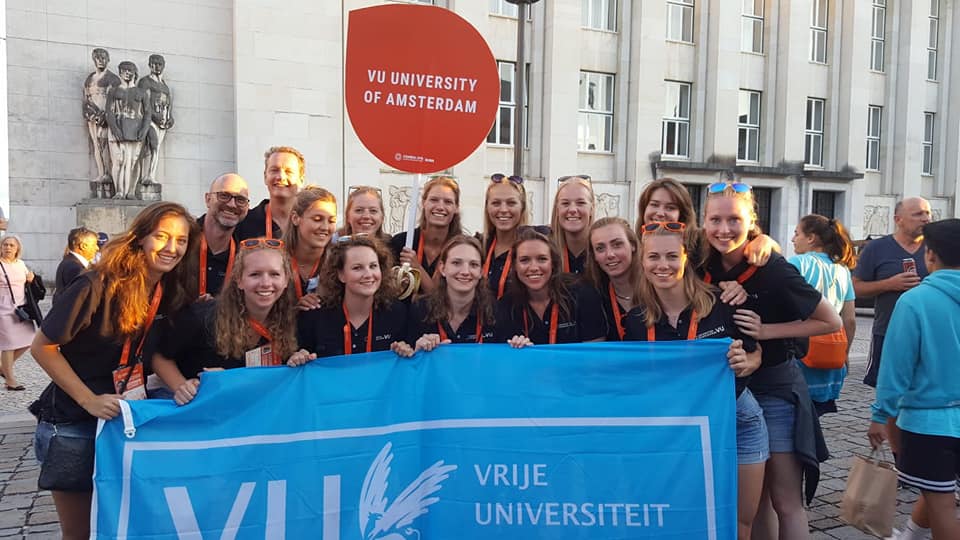 Lisan Kok op het EUSA , European University Sports Association event , Coimbra, Portugal