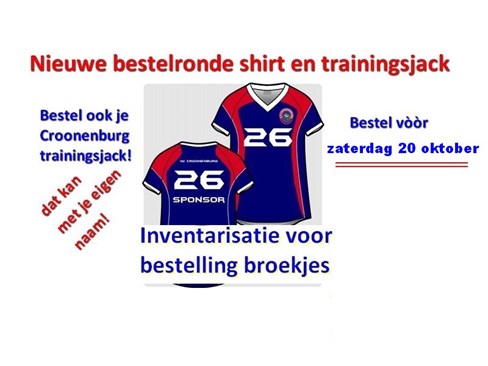 Tenue-nieuwe bestelronde