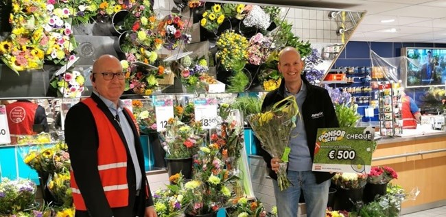 Uitreiking cheque