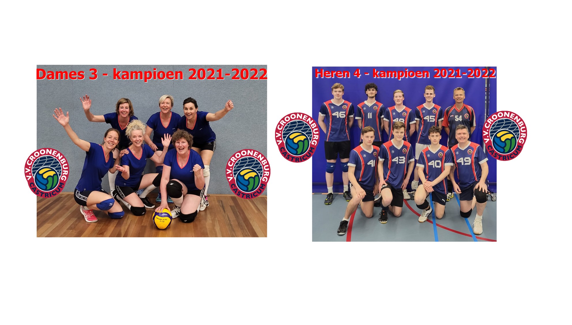 Dames en Heren Kampioen bij Croonenburg