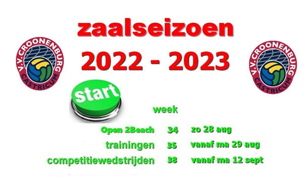 2022-2023 seizoenstart