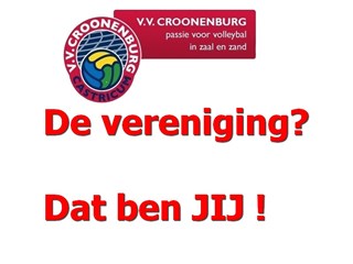 De vereniging dat ben jij