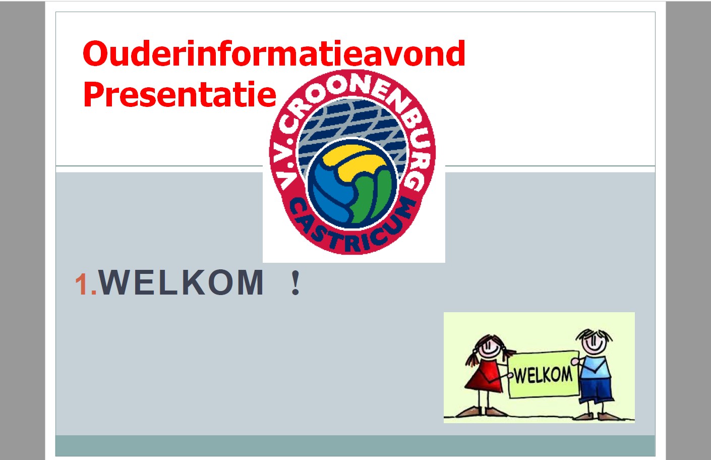 De informatie van de Ouderinformatieavond van 24 nov