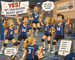 Zaaltraining start op 17 augustus!
