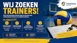 Gezocht: Trainers en assistent-trainers voor het nieuwe seizoen!