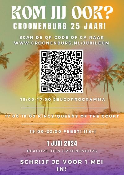 Flyer Jubileumfeest